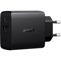 Сетевое зарядное устройство Aukey 18W Power Delivery 3.0 USB-C Turbo Charger QC 3.0 (PA-Y17)