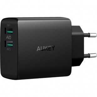 Сетевое зарядное устройство Aukey 24W Dual Port Wall Charger (PA-U42) оптом