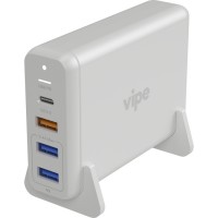 Сетевое зарядное устройство для ноутбуков Vipe Power Station 75W белое (VPPST75WBLK)