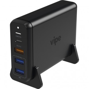 Сетевое зарядное устройство для ноутбуков Vipe Power Station 75W черное (VPPST75WBLK) оптом