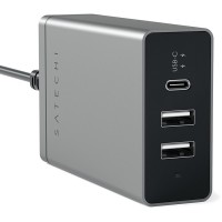 Сетевое зарядное устройство Satechi USB-C 40W Travel Charger серое (ST-ACCAM)