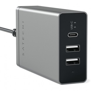 Сетевое зарядное устройство Satechi USB-C 40W Travel Charger серое (ST-ACCAM) оптом
