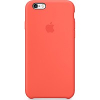 Силиконовый чехол Apple Case для iPhone 6/6s Plus (Айфон 6/6s Plus) абрикосовый