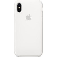 Силиконовый чехол Apple Silicone Case для iPhone X белый