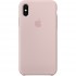 Силиконовый чехол Apple Silicone Case для iPhone X «розовый песок» (Pink Sand) оптом