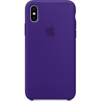 Силиконовый чехол Apple Silicone Case для iPhone X «Ультрафиолет» (Ultra Violet)