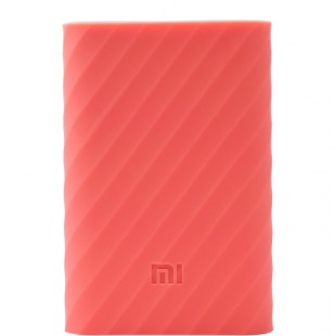 Силиконовый чехол Xiaomi Silicone Protector Sleeve для аккумулятора Mi Power Bank 10000 розовый оптом