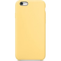 Силиконовый чехол YablukCase для iPhone 6 Plus/6s Plus жёлтый (Chirp)