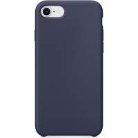 Силиконовый чехол YablukCase для iPhone 7/8 тёмно-синий (Midnight Blue)