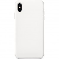 Силиконовый чехол YablukCase Silicone Case для iPhone X/Xs белый