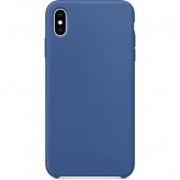 Силиконовый чехол YablukCase Silicone Case для iPhone X/Xs «Голландский синий»