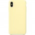 Силиконовый чехол YablukCase Silicone Case для iPhone X/Xs «Лимонный крем» оптом
