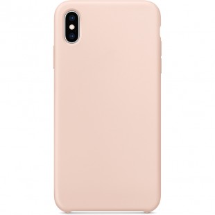 Силиконовый чехол YablukCase Silicone Case для iPhone X/Xs «Розовый песок» оптом