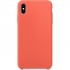 Силиконовый чехол YablukCase Silicone Case для iPhone X/Xs «Спелый нектарин» оптом