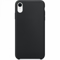 Силиконовый чехол YablukCase Silicone Case для iPhone XR чёрный