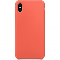 Силиконовый чехол YablukCase Silicone Case для iPhone Xs Max «Спелый нектарин»