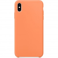 Силиконовый чехол YablukCase Silicone Case для iPhone Xs Max «Свежая папайя»