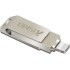 USB-накопитель Kismo/iDrive 128 Гб для iPhone / iPad серебристый оптом