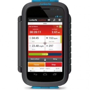 Велосипедный держатель Runtastic Bike Case для Android смартфонов черный оптом