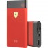 Внешний аккумулятор Ferrari Wireless Rubber 8000 мАч с беспроводной зарядкой красный (FESEPBWD8RE) оптом