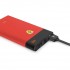 Внешний аккумулятор Ferrari Wireless Rubber 8000 мАч с беспроводной зарядкой красный (FESEPBWD8RE) оптом