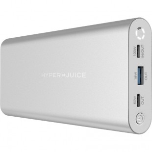 Внешний аккумулятор HyperJuice 100W USB-C 27000 мАч Battery Pack серебристый оптом