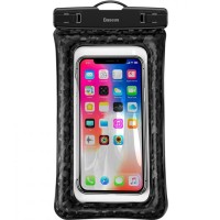 Водонепроницаемый чехол Baseus Waterproof Bag для смартфонов 5.5" чёрный
