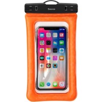 Водонепроницаемый чехол Baseus Waterproof Bag для смартфонов 5.5" оранжевый