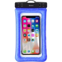 Водонепроницаемый чехол Baseus Waterproof Bag для смартфонов 5.5" синий
