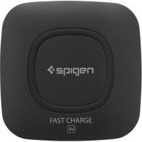 Зарядное устройство Spigen Essential F301W Wireless Charger (Ultra Slim) чёрное