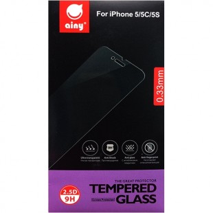 Защитное стекло Ainy Tempered Glass 0.33 mm для iPhone 5/5S/5C оптом