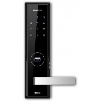 Электронный дверной замок с ручкой Samsung SHS-H505 FBK/EN 5050 (Black)