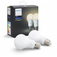 Комплект умных ламп Philips Hue White E27 2 шт (White)