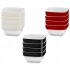 Набор квадратных керамических мини-чаш для запекания KitchenAid Ceramic 4-Piece Stacking Ramekin Bakeware Set KBLR04RMOB (Onyx Black) оптом
