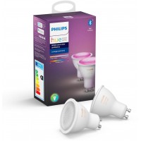 Умные лампы Philips Hue White and Color Ambiance Bluetooth GU10 2 шт (8718699629250)