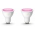 Умные лампы Philips Hue White and Color Ambiance Bluetooth GU10 2 шт (8718699629250) оптом