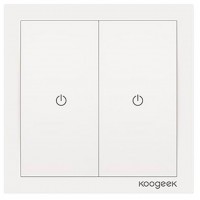 Умный выключатель Koogeek Two Gang Switch KH02CN для Apple Homekit (White)