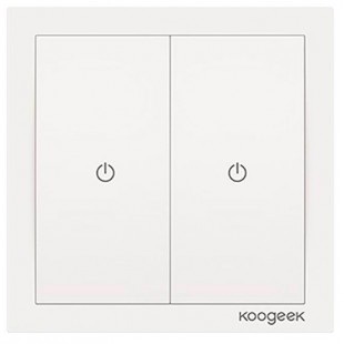 Умный выключатель Koogeek Two Gang Switch KH02CN для Apple Homekit (White) оптом